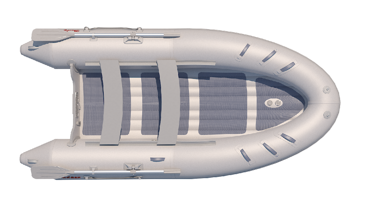 Лодка Badger ARL390 (Серый)